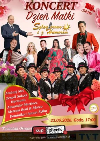 Tuchola Wydarzenie Koncert Szlagierowo i z Humorem - Dzień Matki