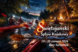 Tleń Wydarzenie Spływ Nocny Świętojański Spływ Kajakowy Bory Tucholskie